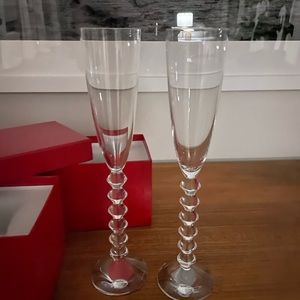 Baccarat Vega Flutissimo Champagne Flutes